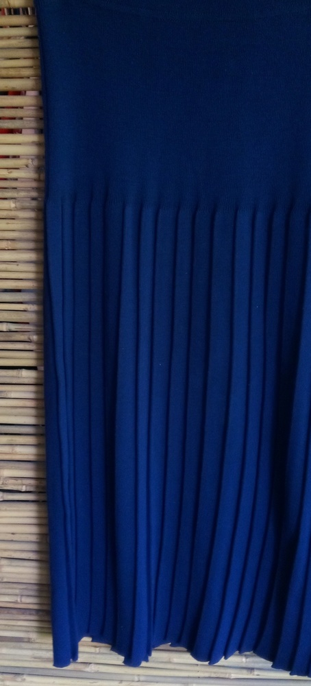 Norton McNaughton S Dark Navy Knit Skirt
